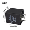 Cars 12V Flasher Relay Double Flashing Five-Legged Steering