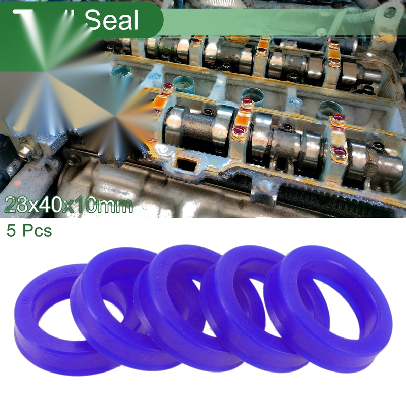 Make Model Oil Seal 28x40x10mm Rotary Shaft Seal TPU 5 Pcs