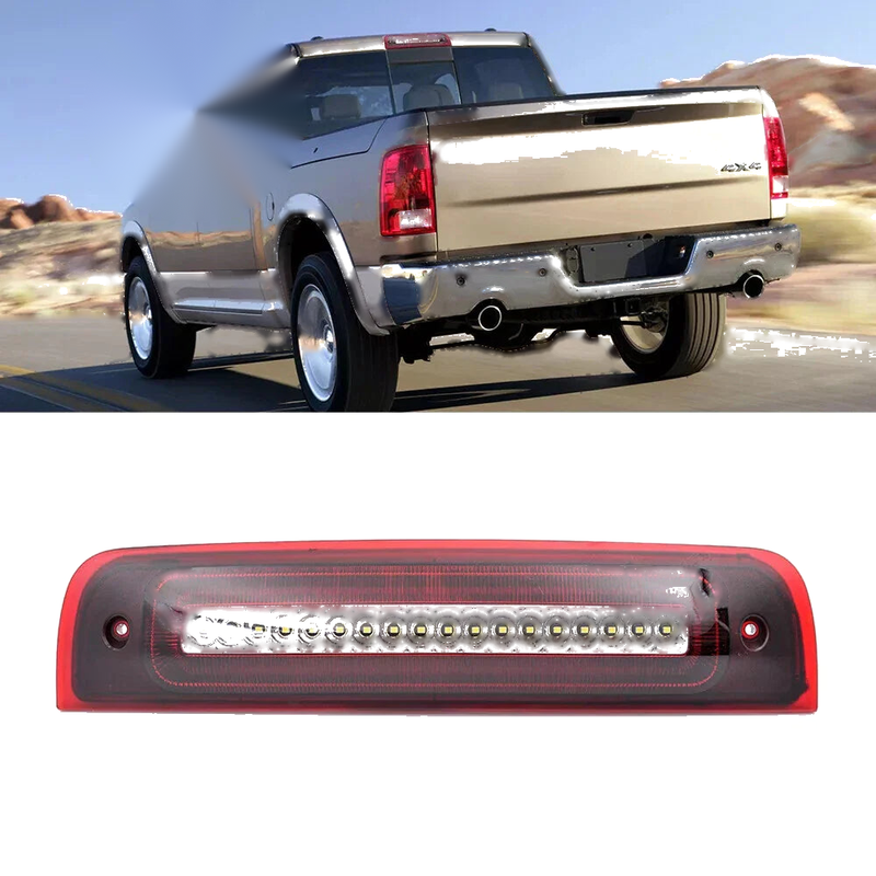 Dodge Ram 1500 2500 3500 4500 Red Lens LED High-Level Brake 3rd-Third Lights