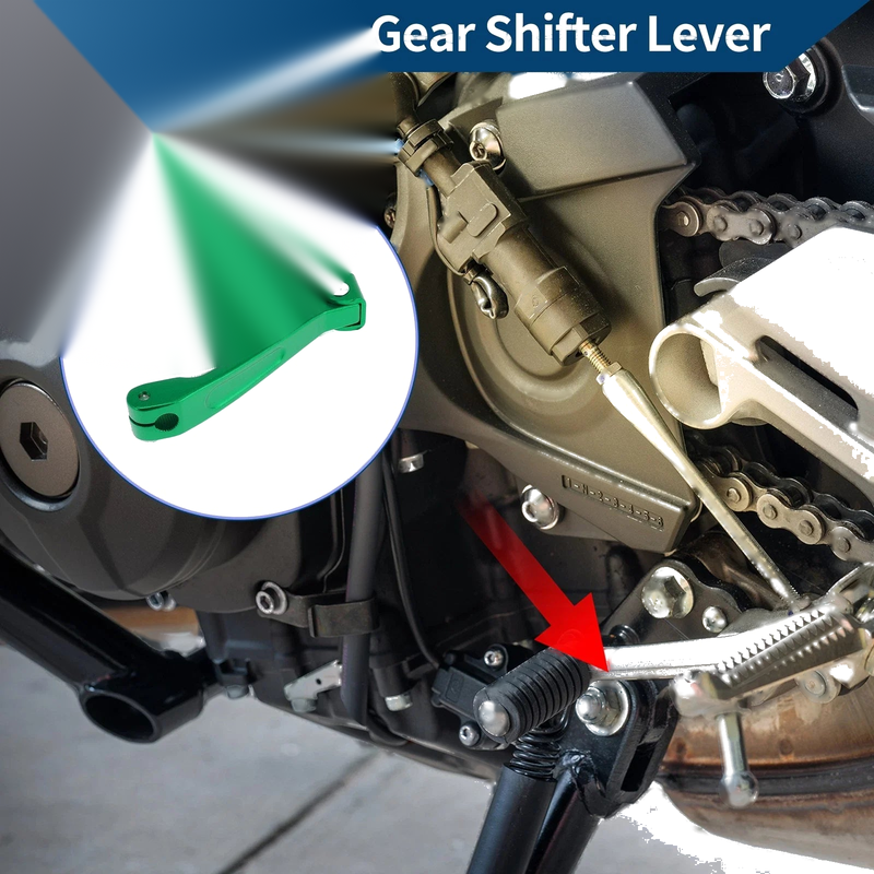 Honda CRF150F (2003-2017) Green Folding Motorcycle Gear Shifter Lever