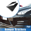 Toyota Highlander Pair Front Left Right Bumper Brackets Cover Black