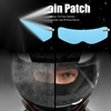 Motorcycle 2 x 8.86x2.56 Helmet Rain Film Anti Rain Shield Lens Stickers