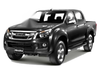 Isuzu D-Max 2012-2019 Chrome Door Catch Handle Cover (2012-2019)