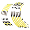 Honda XR650L XR250L Rim Stripes Decals (1991-2021)