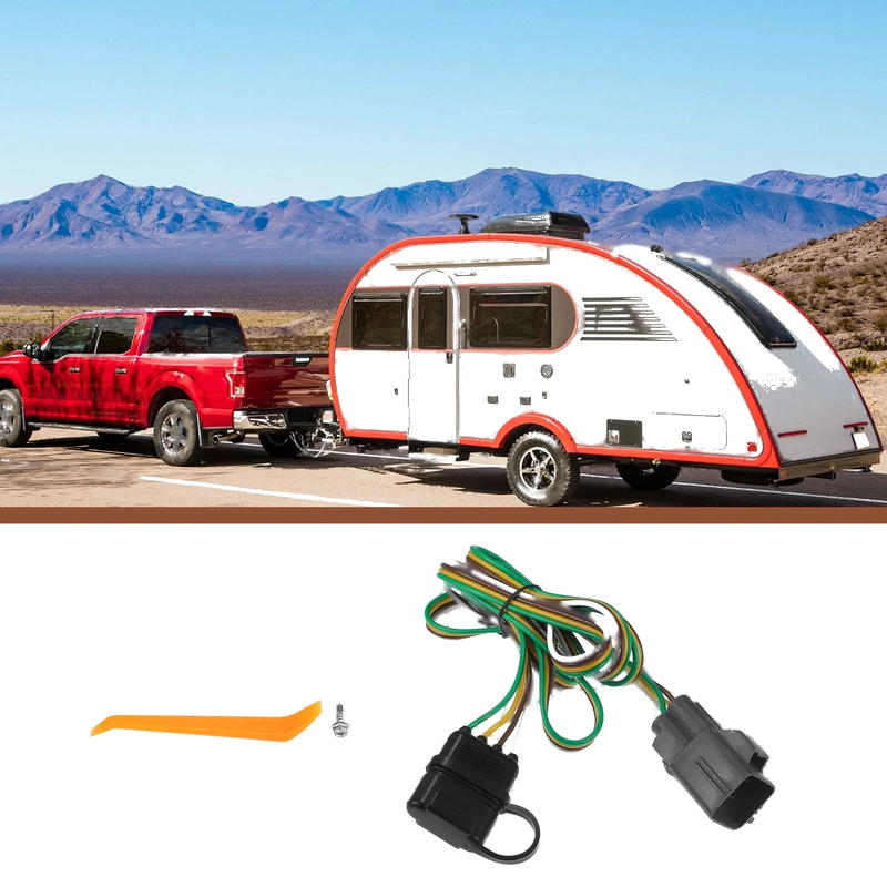 Buick Envision Set Vehicle 4-Pin Trailer Wiring Harness Kit Replacement