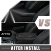 Hyundai Tucson 2016-2021 Carbon Fiber Black Center Console Cover Pad