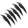 Universal Models Black Motorcycle Fairing Winglets Side Spoiler Deflectors