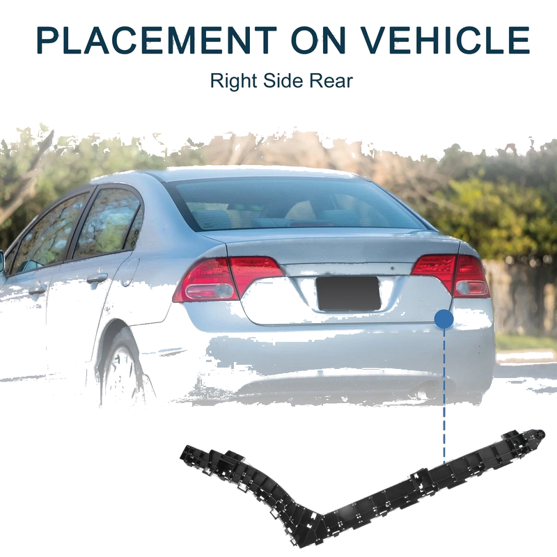 Honda CR-V Right Rear Bumper Retainer Bracket (2015-2016)