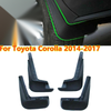 Toyota Corolla 4x Front Rear Splash Mud Flaps Guards (2014–2017)