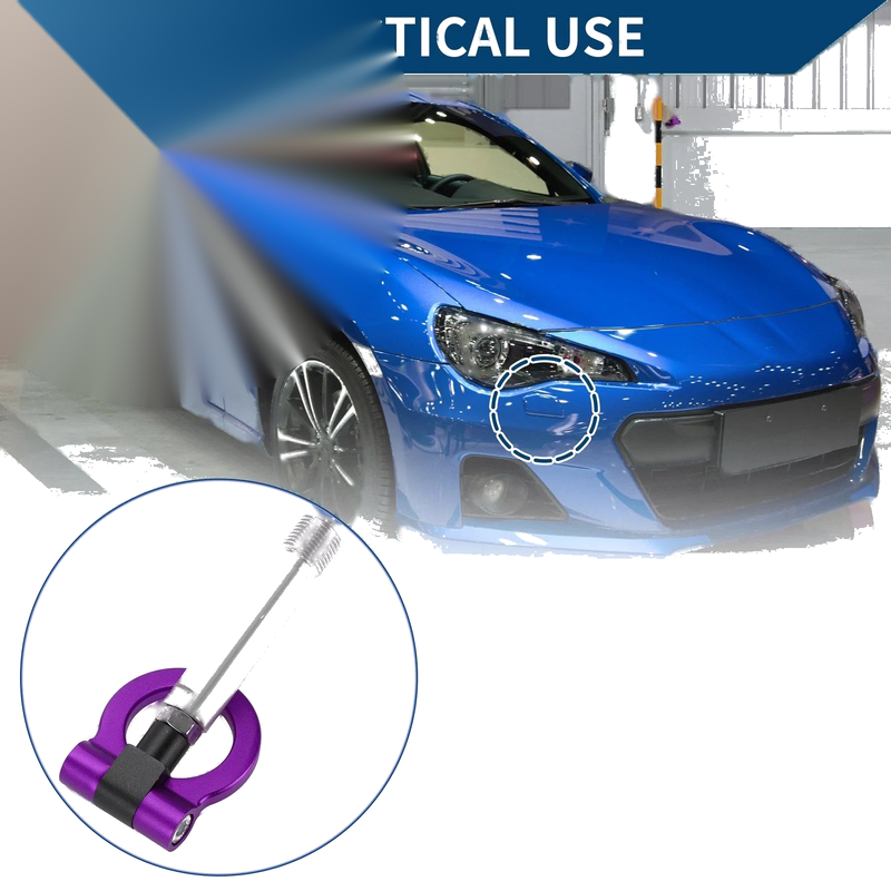 Toyota Yaris 23cm Purple Tow Hook (2020-2023)