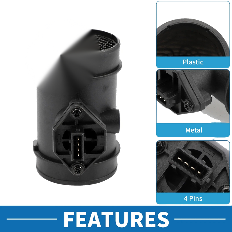 Dodge Chrysler MAF Mass Air Flow Sensor Assembly (No. 4612698)