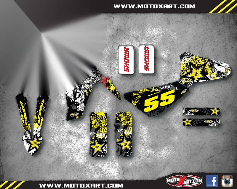 Metrakit MKX 50 - Graffiti Style Decals Custom Sticker Kit