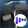 Subaru Forester (2003-2005) Blue 4 x Foot Accelerator Pedal Covers