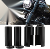 Harley Street Bob FXBB (2018-2021) Black 6Pcs Fork Cover Caps