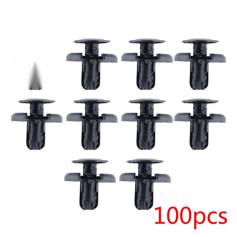Toyota Suzuki Mazda 100 Pcs Bumper Fender Push Retainers Clips