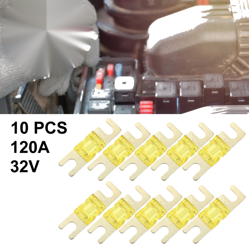 Car Truck Motorcycle Boat Audio CDs 10pcs 120A AFS Mini ANL Fuse