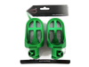 Suzuki TS125 (1971-1975) -  Green Footrests CNC Billet Alloy Foot Pegs