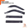 Mitsubishi Triton MK 4-Door Ute Slim Door Visors (1996-2006)