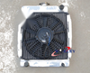 Datsun 1200 3 Core Aluminum Radiator + Fan (1970-1976)