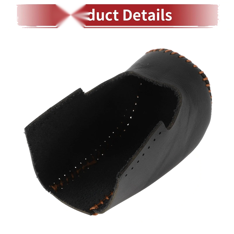 Honda HR-V (2023-2024) Black Brown Faux Leather Car Gear Shift Knob Cover 1 x