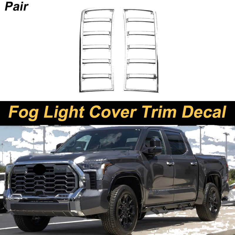 Toyota Tundra Front Left Front Right Fog Light Cover Trim 2 x (2022–2025)