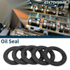 Make Model Oil Seal Rotary Shaft Seal NBR Rubber 45x70x5mm Black 5 Pcs