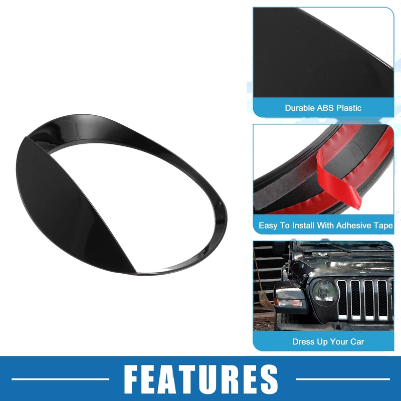 Jeep Wrangler JL Sport 2018-2020 () Headlight Lamp Stickers