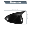 Kia K5 Gloss Black Rearview Mirror Covers (2021-2023)