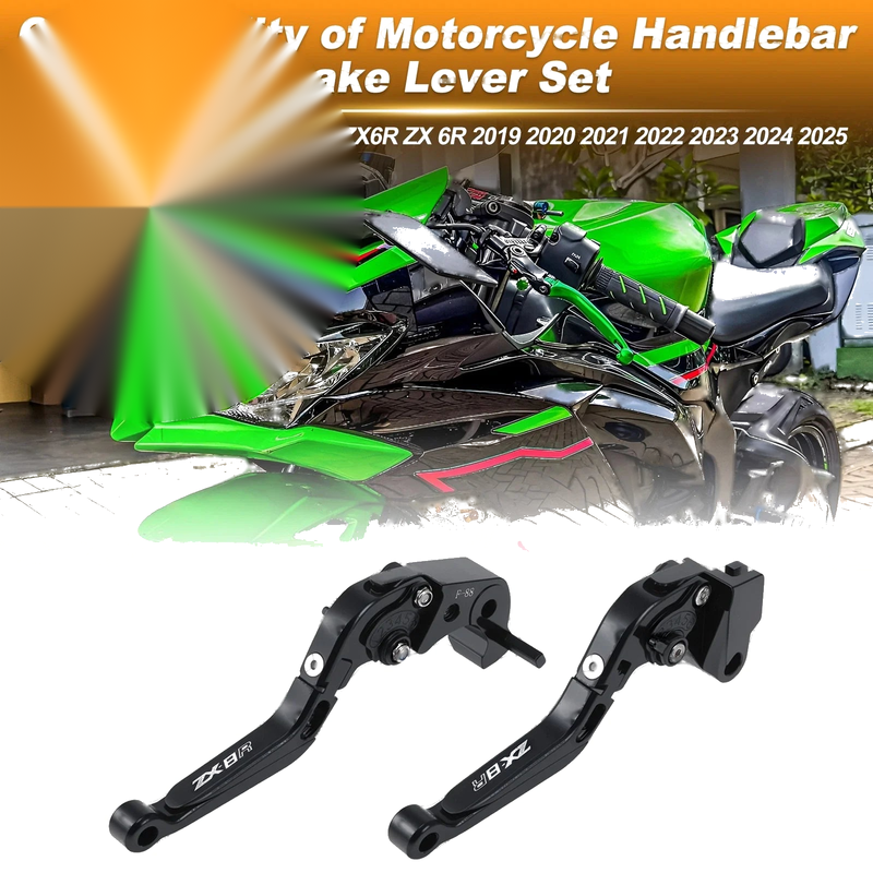 Kawasaki Ninja ZX6R 636 1 pair Brake Clutch Levers (2019–2025)