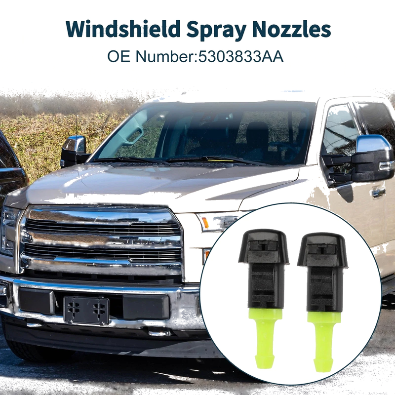 Dodge Windshield Washer Nozzle & Gasket, Fluid Hose (2001-2006)