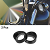 Harley Dyna 2 x Turn Signal Light Covers with Black Visor