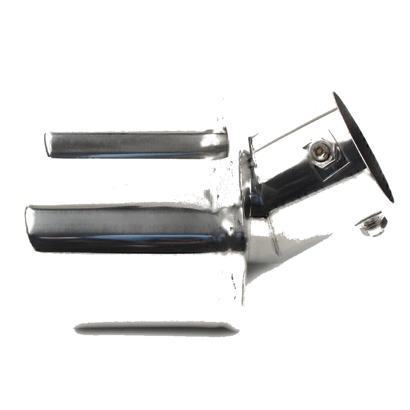 Car (Curved) - Auto Replacement Dual Exhaust Pipe Tail Muffler Tip
