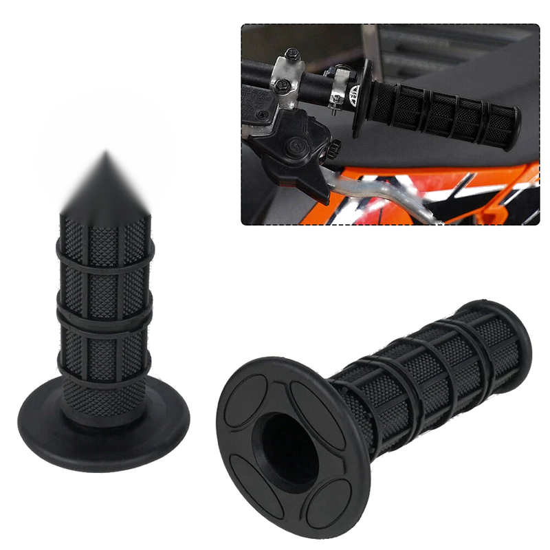 MX Pit Dirt Bike Motorcycle Universal 7/8" & 1" Soft Rubber Hand Grips