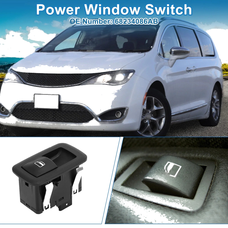 Chrysler Pacifica Rear Power Window Switch (2017-2019)
