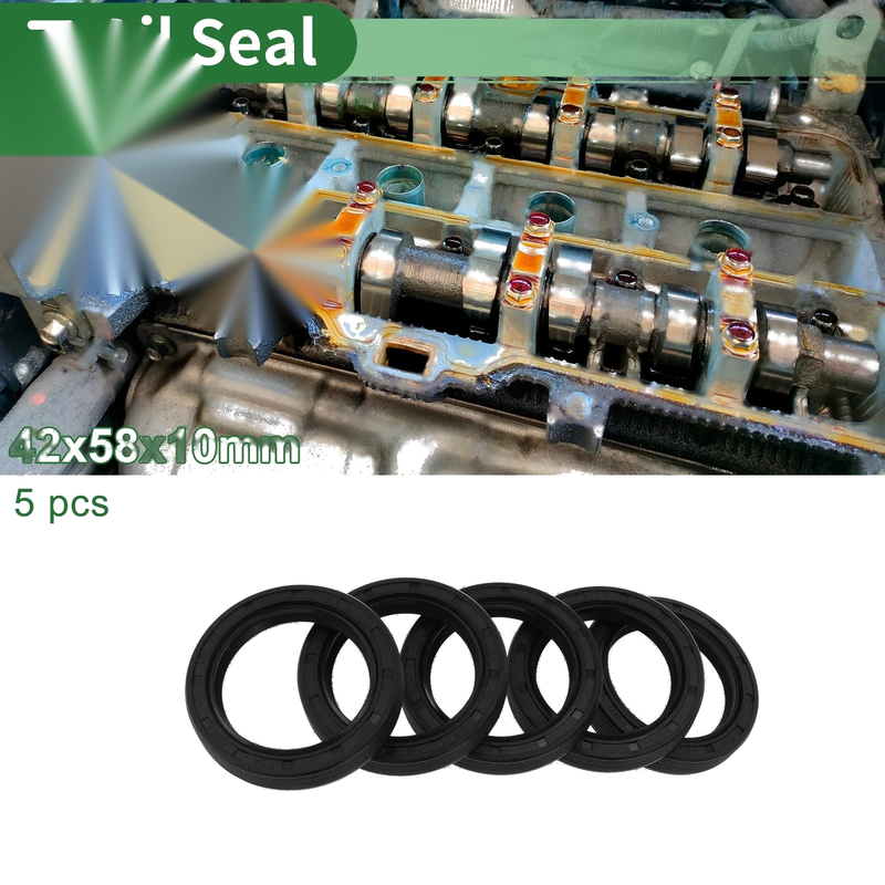 Make Model Oil Seal / 42x58x10mm / Seal Ring Rotary Shaft Seal NBR Rubber