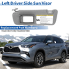 Toyota Highlander Left Side Sun Visor (2014–2016, 2019)