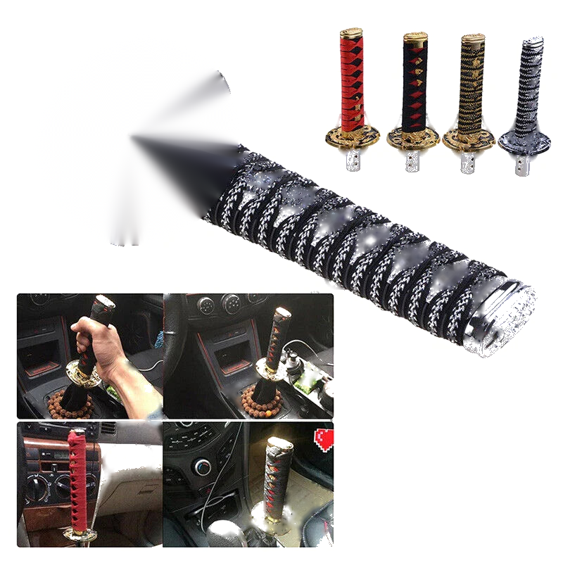 SUV with 3 Adapters - Universal Silver 15cm Samurai Sword Shift Knob