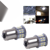 BA15S White 50SMD LED Tail Turn Signal Light Bulbs