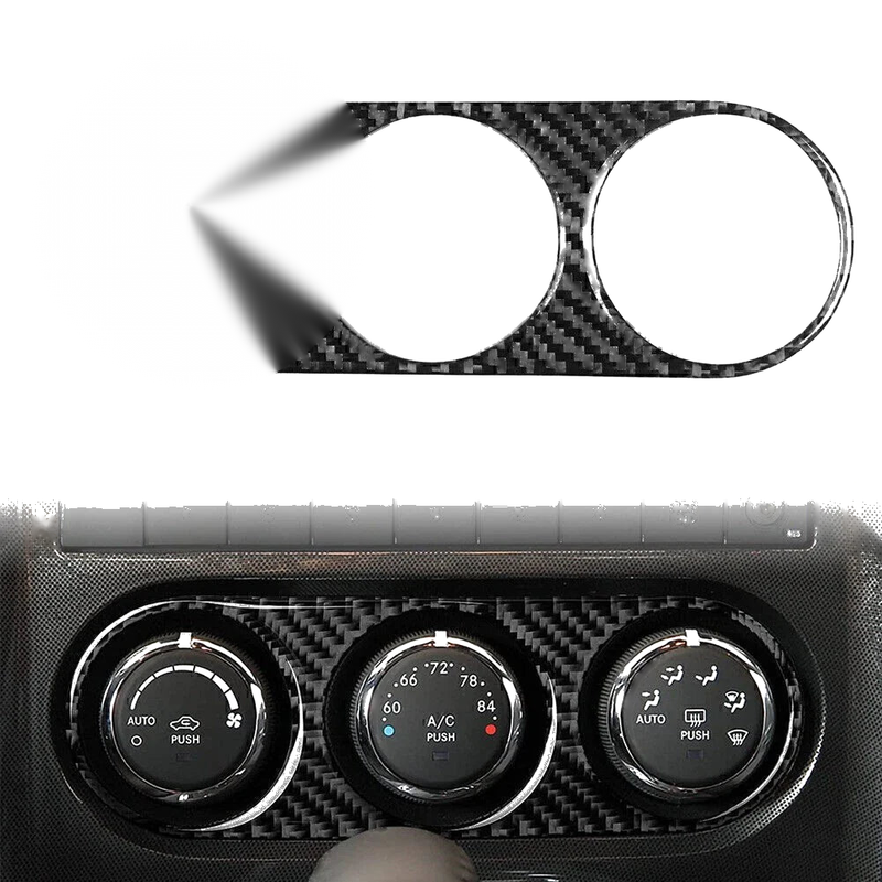 Dodge Challenger Carbon Fiber Air Conditioning Switch Panel Cover (2008-2014)