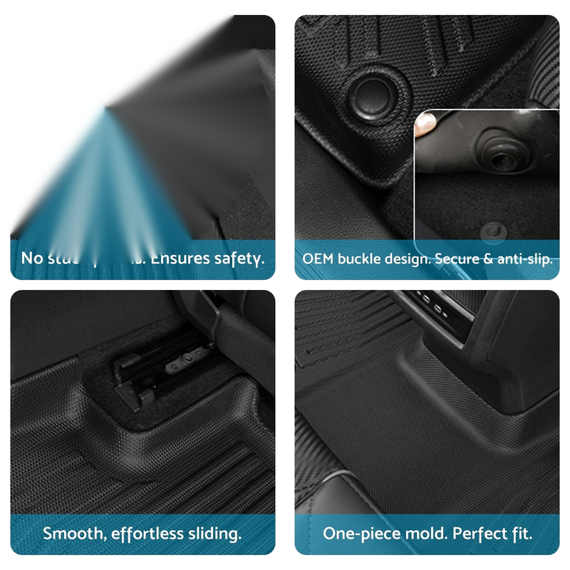 Toyota RAV4 4Pcs TPE 3D Floor Mats Boot Liner (2019-2023)