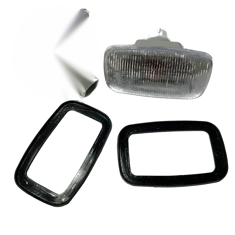 Toyota Land Cruiser 100 90 70 Hilux Clear Front Side Marker Flasher Lights