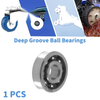 Deep Groove Ball Bearings 10x30x9mm Lubricated Bearings Silver Tone