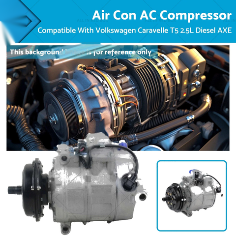 Volkswagen Caravelle T5 2.5L Diesel AC Compressor (2003-2015)