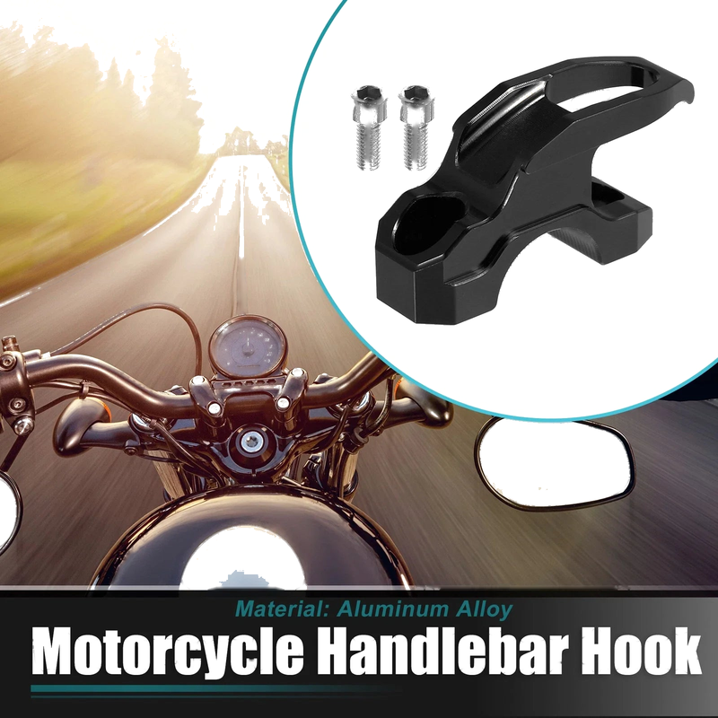 Honda PCX160 Handlebar Hook 1 x With Screws Black (2012–2023)