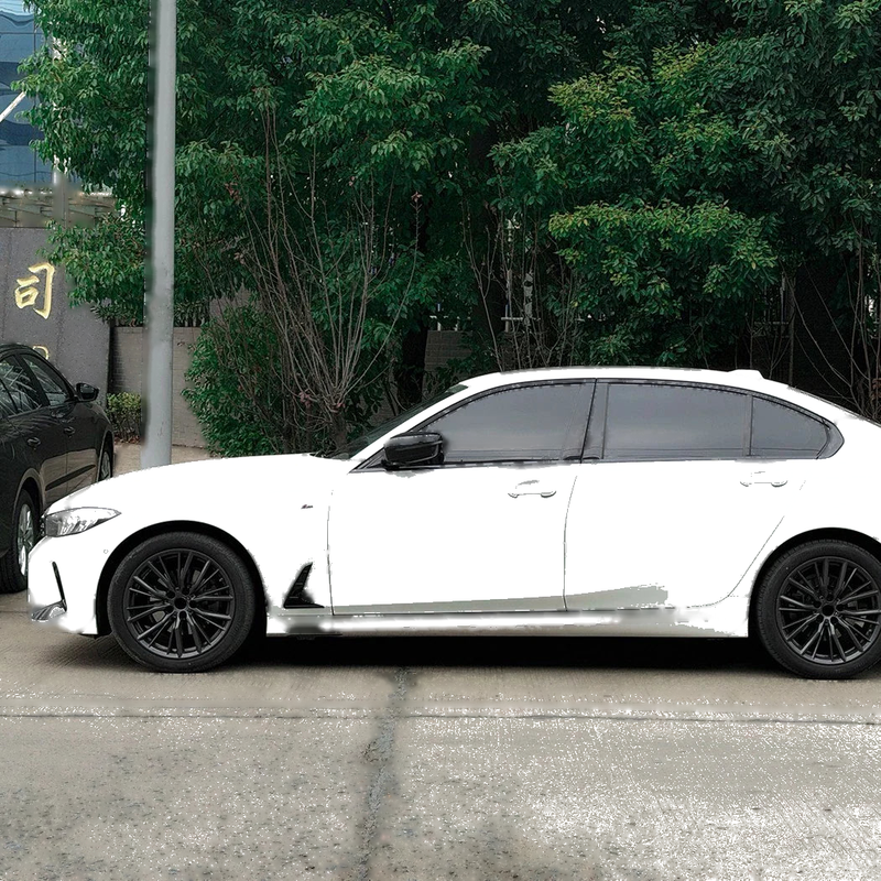 BMW 3-Series G20 G21 Gloss Black Add-On Side Fender Vent Duct Trims