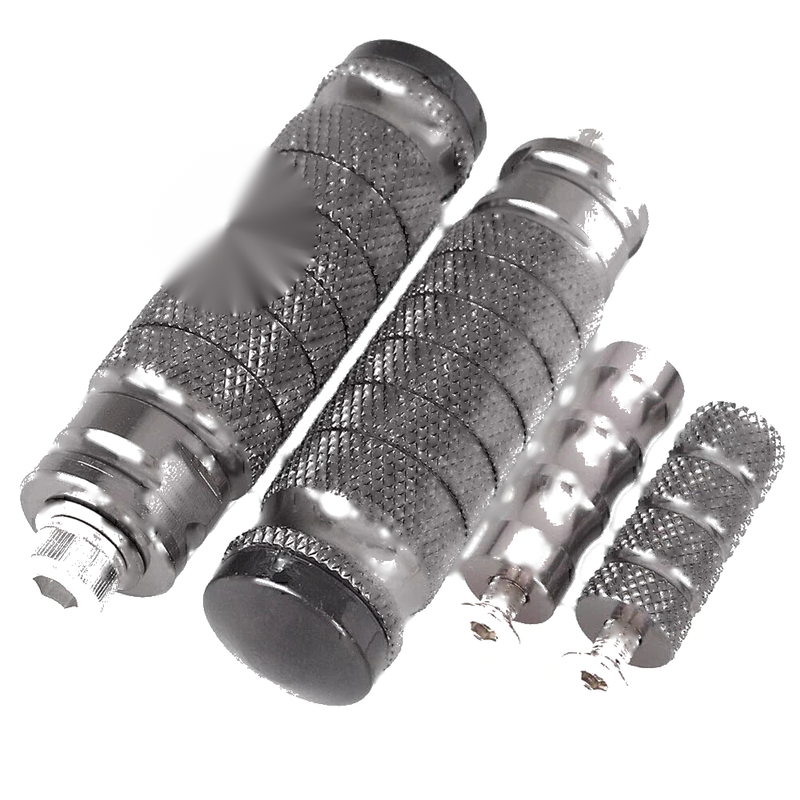Universal Grey CNC Aluminum Rearset Footrests Foot Pegs