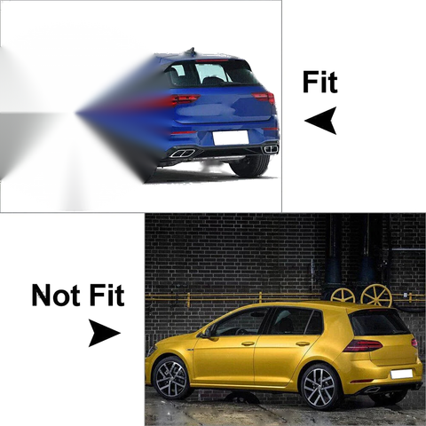 Volkswagen 2020-2021 Window Spoiler Side Wing Trim Covers