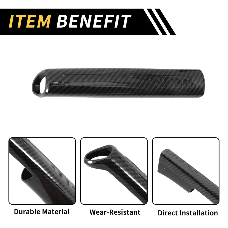 Jeep Wrangler JK JKU (2011-2017) Black Parking Handbrake Cover Trim
