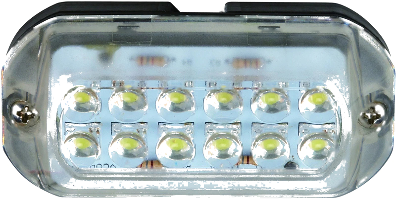12V LED Blue Underwater Light Waterproof Multi-Purpose Surface Mount