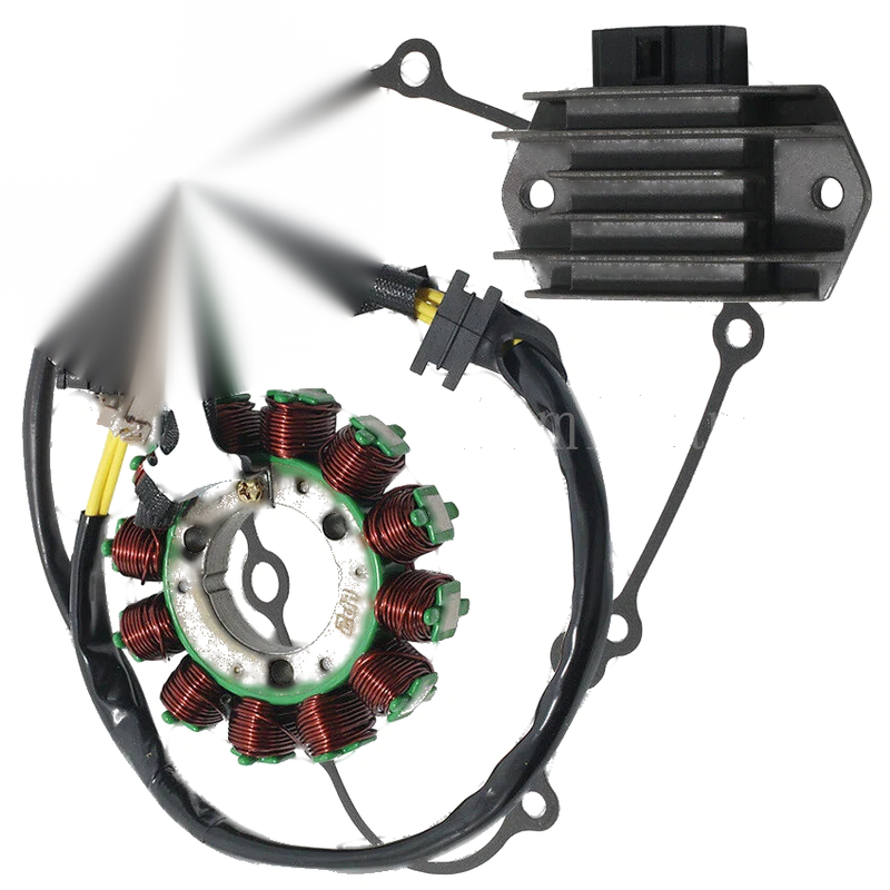 Honda CRF450R, CRF450RWE, CRF450RX Stator Coil, Regulator, Gasket (21-24)